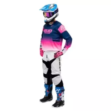 Tenue Enfant Bud Lazer Rose Blanc