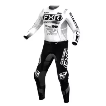 TENUE ENFANT PODIUM 25 BLANC ET NOIR