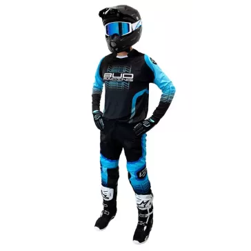Tenue Complète Enfant Bud Néon Bleu / Noir 2025