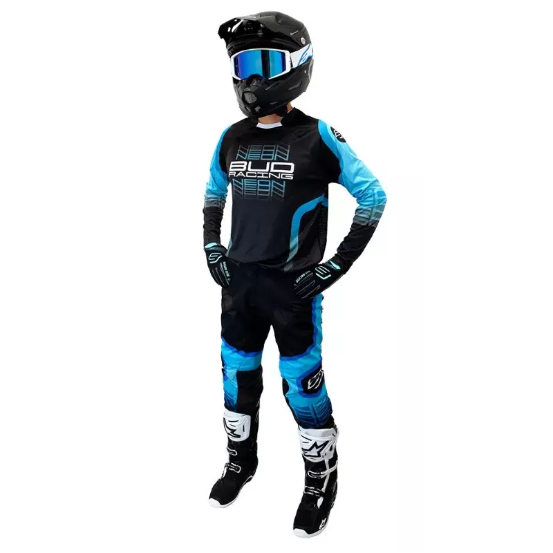 Tenue Complète Enfant Bud Néon Bleu / Noir 2025