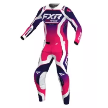 TENUE ENFANT FXR REVO 25 RAZZ blanc-violet-rose