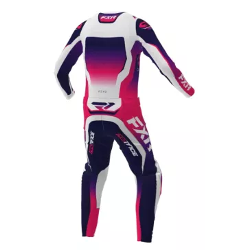 TENUE ENFANT FXR REVO 25 RAZZ blanc-violet-rose