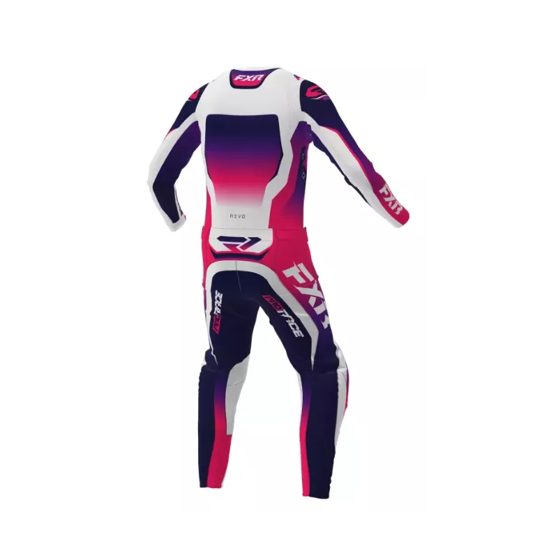 TENUE ENFANT FXR REVO 25 RAZZ blanc-violet-rose