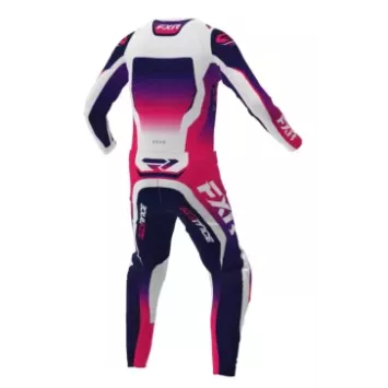 TENUE ENFANT FXR REVO 25 RAZZ blanc-violet-rose
