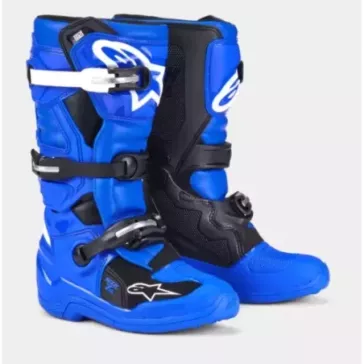 Bottes enfants ALPINESTARS TECH 7S Bleu Noir Blanc