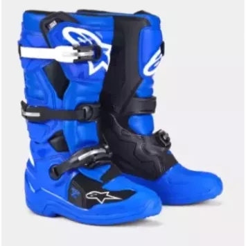 Bottes enfants ALPINESTARS TECH 7S Bleu Noir Blanc