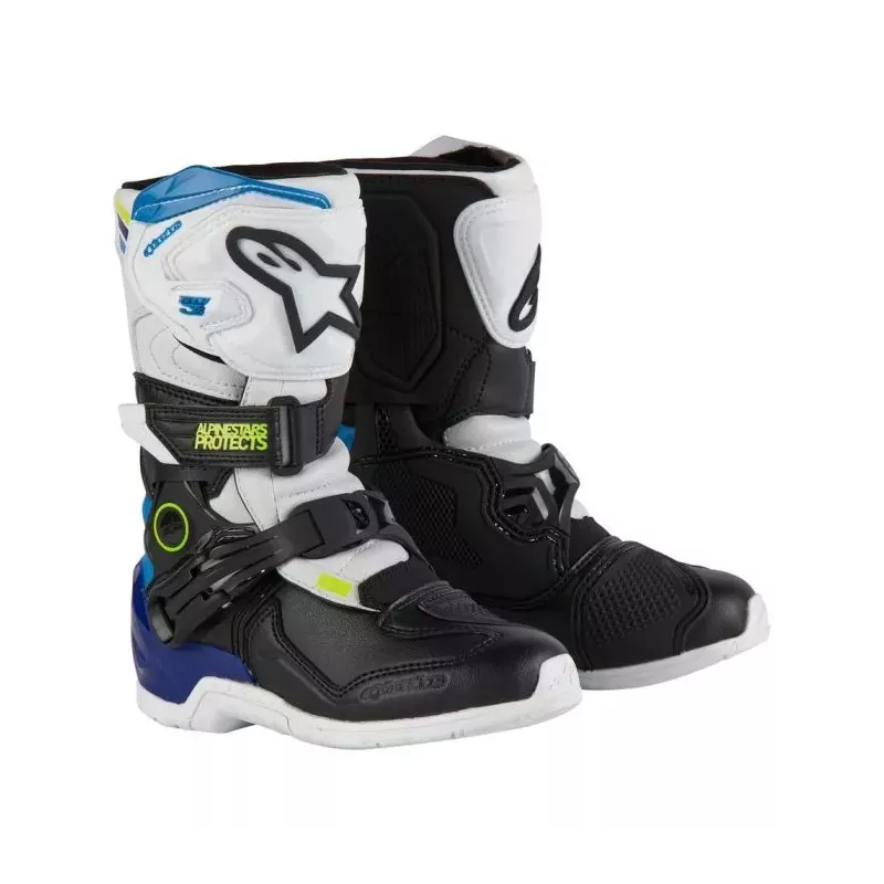 Bottes enfant ALPINESTARS TECH3S bleu noir enamel