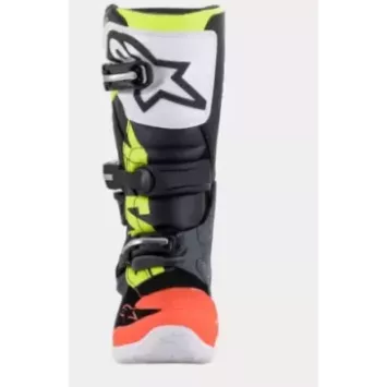 Bottes enfants ALPINESTARS TECH 7S Rouge Jaune Fluo