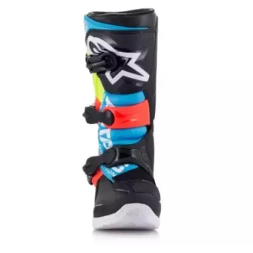 Bottes enfants ALPINESTARS TECH 3S noir jaune rouge fluo