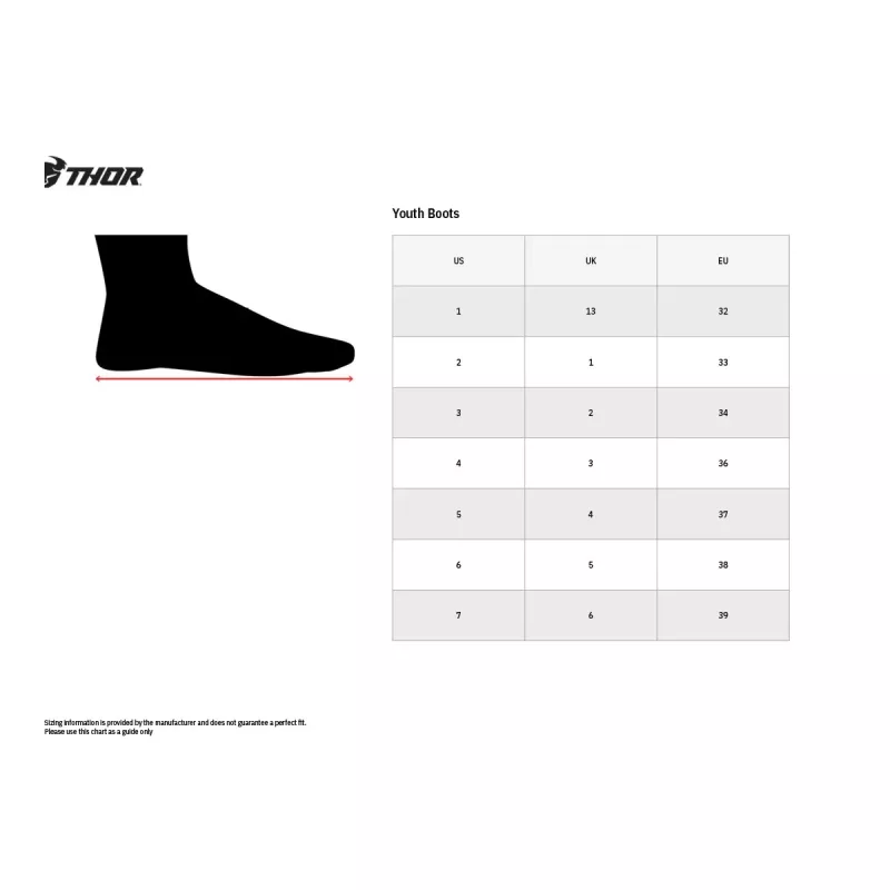 Bottes cross enfant THOR Blitz XP bleu noir vert fluo