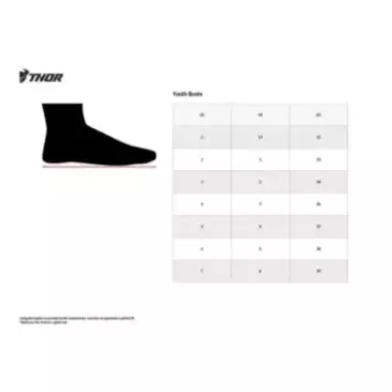 Bottes cross enfant THOR Blitz XP bleu noir vert fluo