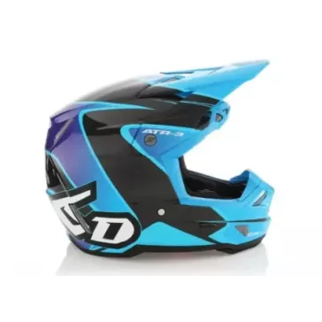 Casque Enfant 6D ATR-3 WAVE CYAN BLEU VIOLET