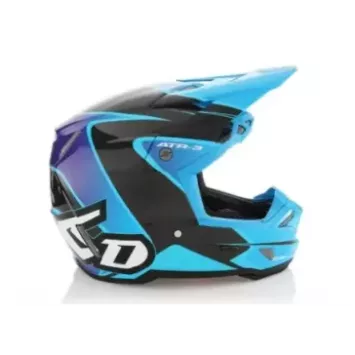 Casque Enfant 6D ATR-3 WAVE CYAN BLEU VIOLET