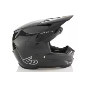 Casque enfant 6D ATR-3 Solid Noir Brillant