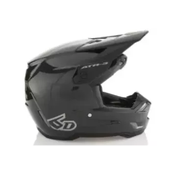 Casque enfant 6D ATR-3 Solid Noir Brillant