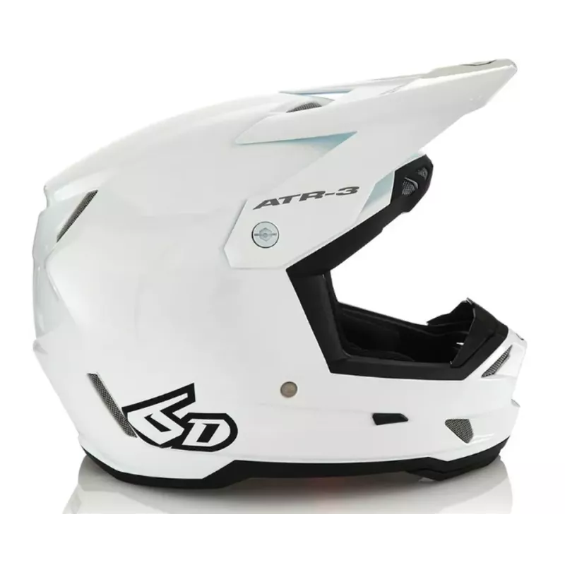 Casque enfant 6D ATR-3 Solid Blanc Brillant
