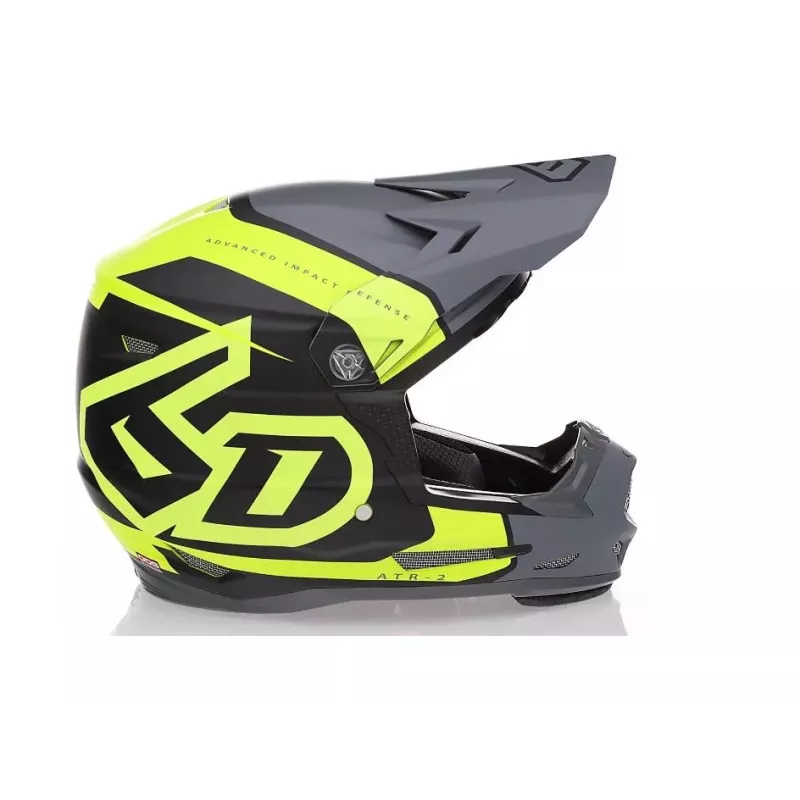 Casque Enfant 6D ATR-2 Torque Jaune Fluo Mat