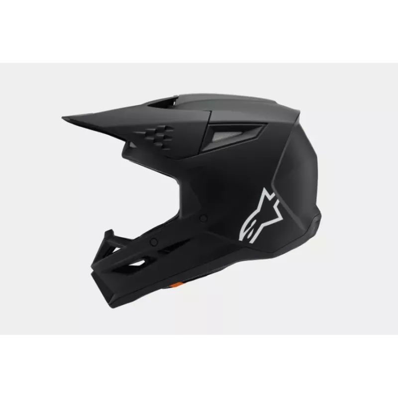 Casque enfant ALPINESTARS S-M3 Solid Noir Matt