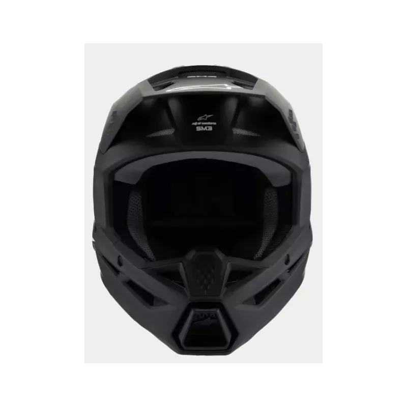 Casque enfant ALPINESTARS S-M3 Solid Noir Matt Casque enfant ALPINESTARS S-M3 Solid Noir Matt