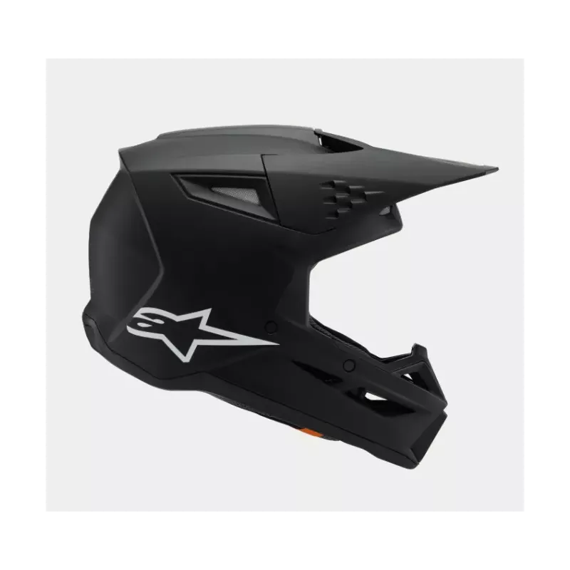 Casque enfant ALPINESTARS S-M3 Solid Noir Matt Casque enfant ALPINESTARS S-M3 Solid Noir Matt