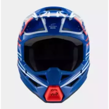 Casque enfant ALPINESTARS S-M3 Wurx Bleu Rouge Blanc Noir Brillant