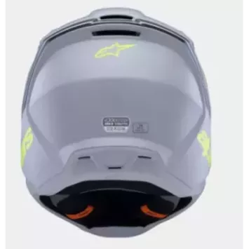 Casque enfant ALPINESTARS S-M3 Raduim Gris Noir Jaune Fluo Matt