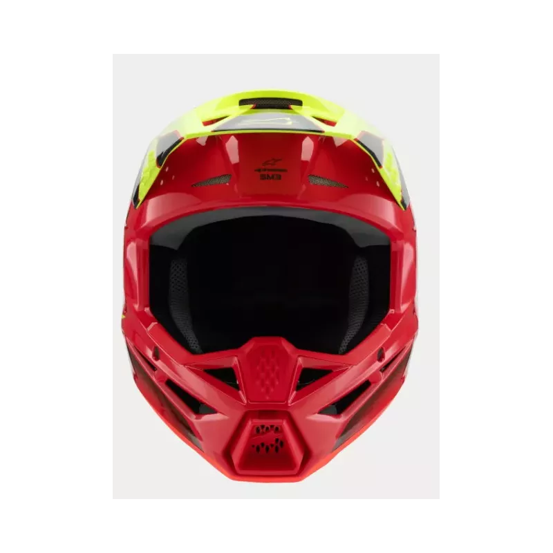 Casque enfant ALPINESTARS S-M3 Fray Rouge Jaune fluo Noir Brilliant Casque enfant ALPINESTARS S-M3 Fray Rouge Jaune fluo Noir Brilliant