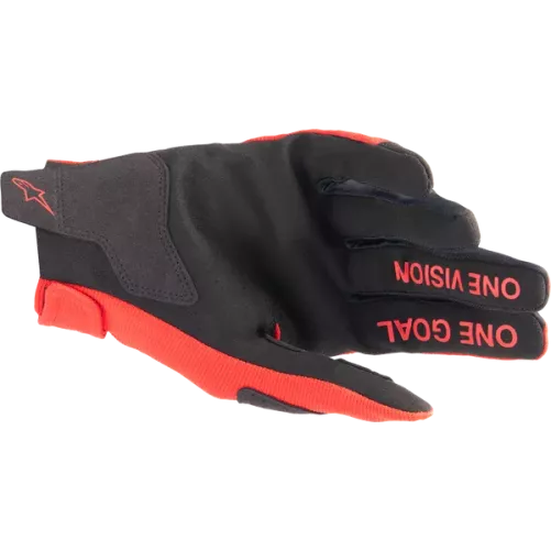 Gants enfants ALPINESTARS Radar Rouge Mars Argent