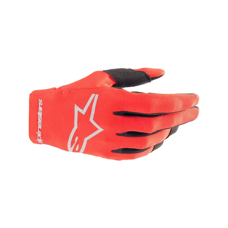 Gants enfants ALPINESTARS Radar Rouge Mars Argent