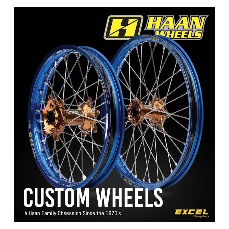 paire de roues HAAN WHEEL RMZ 07-24 Personnalisable