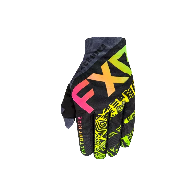 Gants enfant FXR SLIP-ON LITE rose/noir