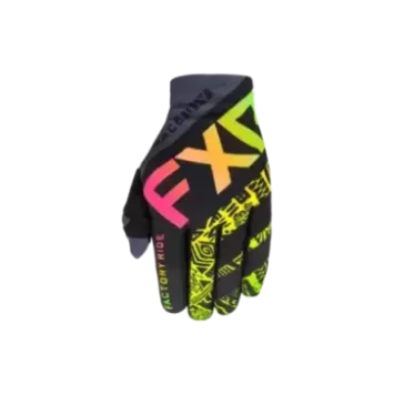 Gants enfant FXR SLIP-ON LITE rose/noir