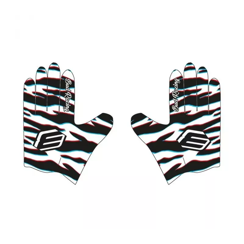 Gants enfants BUD SX Lite Zebra Blanc Blitz