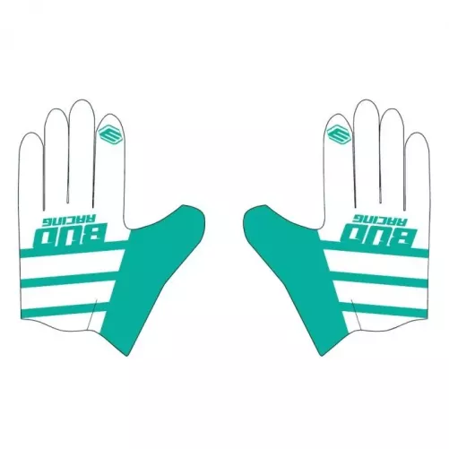 Gants enfants BUD SX Lite Lazer Aqua Blanc