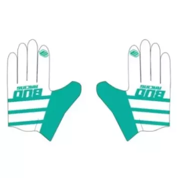 Gants enfants BUD SX Lite Lazer Aqua Blanc