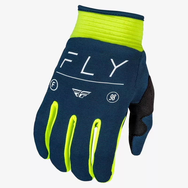 Gants Enfants FLy F16 bleu jaune fluo blanc