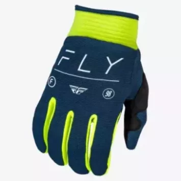 Gants Enfants FLy F16 bleu jaune fluo blanc