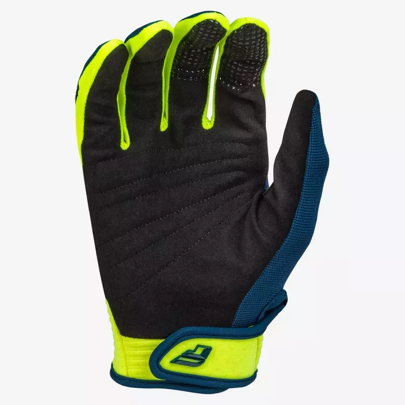 Gants Enfants FLy F16 bleu jaune fluo blanc