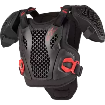 Protection poitrine/dos ALPINESTARS ENFANT BIONIC ACTION rouge & noir
