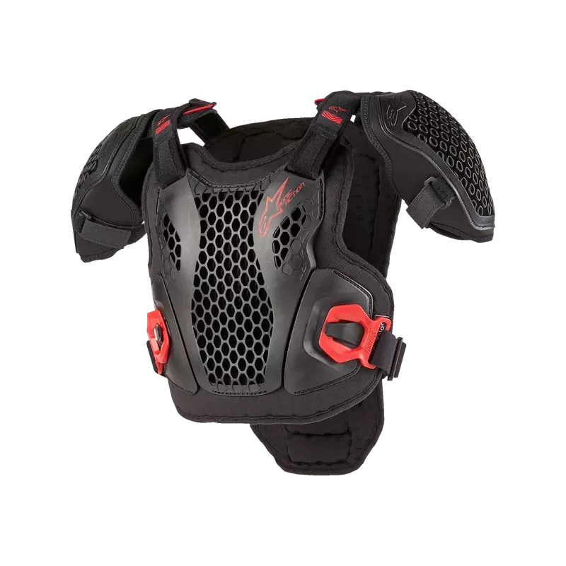 Protection poitrine/dos ALPINESTARS ENFANT BIONIC ACTION rouge & noir