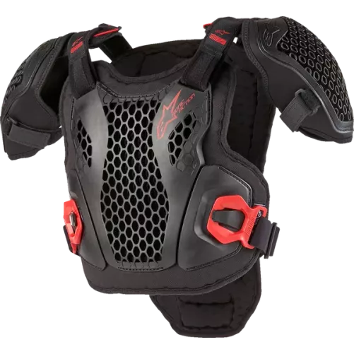 Protection poitrine/dos ALPINESTARS ENFANT BIONIC ACTION rouge & noir