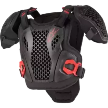 Protection poitrine/dos ALPINESTARS ENFANT BIONIC ACTION rouge & noir