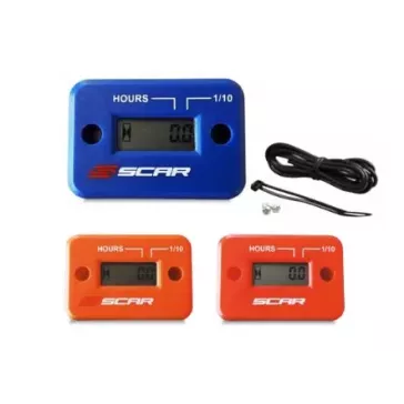 compteur d'heure SCAR couleur avec fil