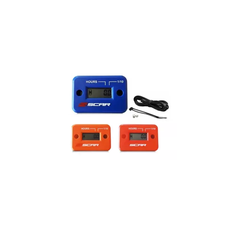 compteur d'heure SCAR couleur avec fil