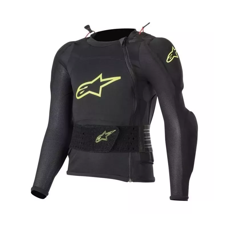 Gilet Enfant Alpinestars Bionic Plus Noir Jaune Fluo
