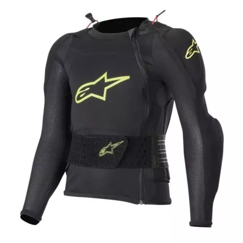 Gilet Enfant Alpinestars Bionic Plus Noir Jaune Fluo