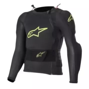 Gilet Enfant Alpinestars Bionic Plus Noir Jaune Fluo