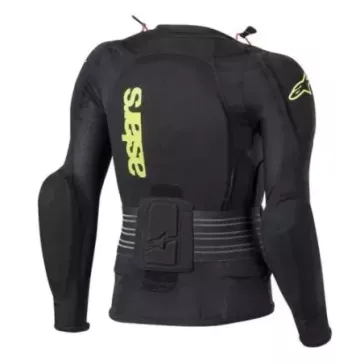 Gilet Enfant Alpinestars Bionic Plus Noir Jaune Fluo