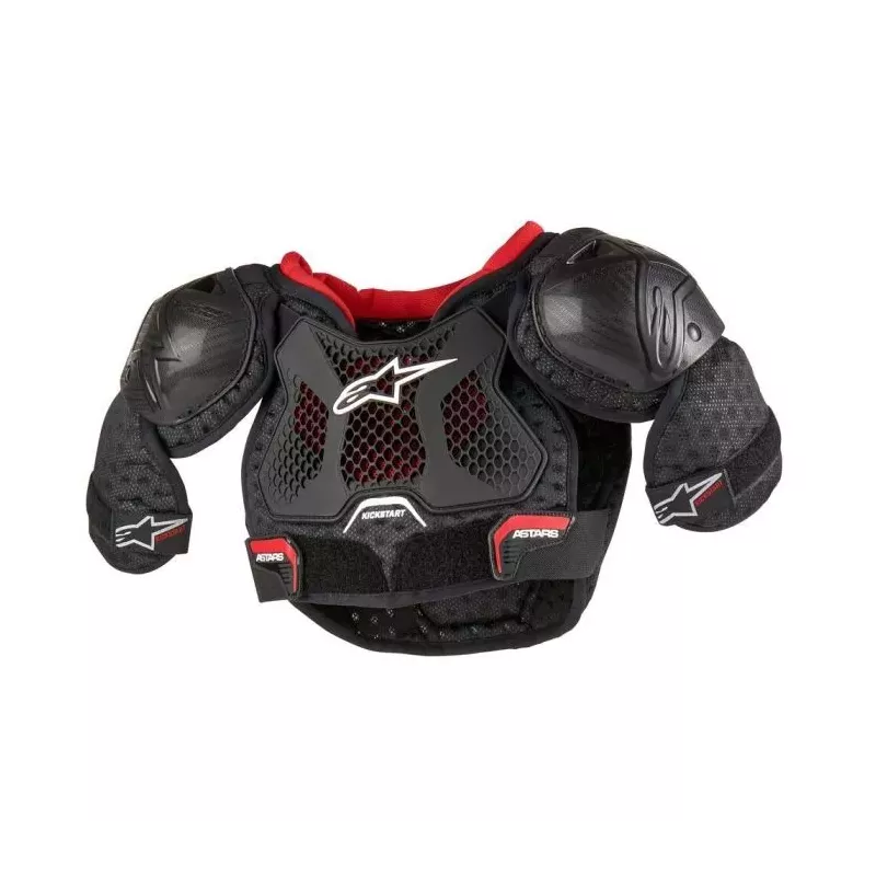 Pare Pierres Enfant Alpinestars Bionic Action Kickstart Noir Rouge