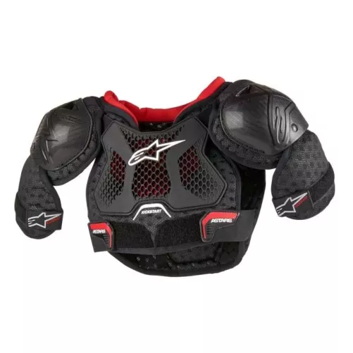 Pare Pierres Enfant Alpinestars Bionic Action Kickstart Noir Rouge